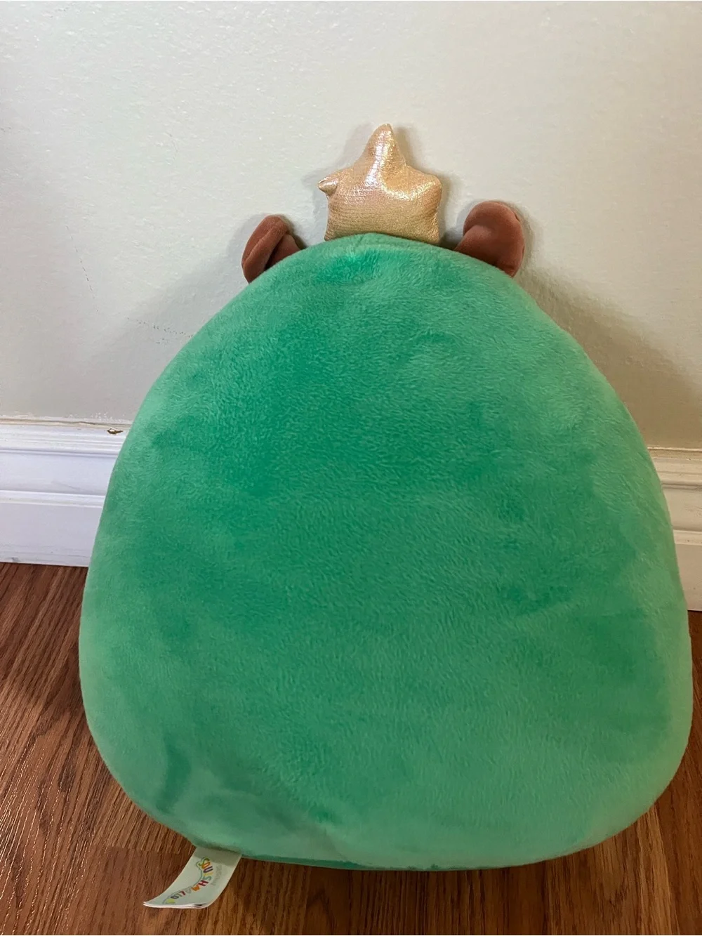 Squishmallows Green Plush Llama with Yellow Details